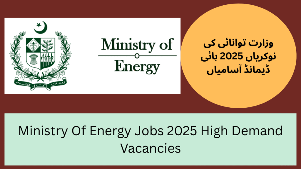 Ministry Of Energy Jobs 2025 High Demand Vacancies