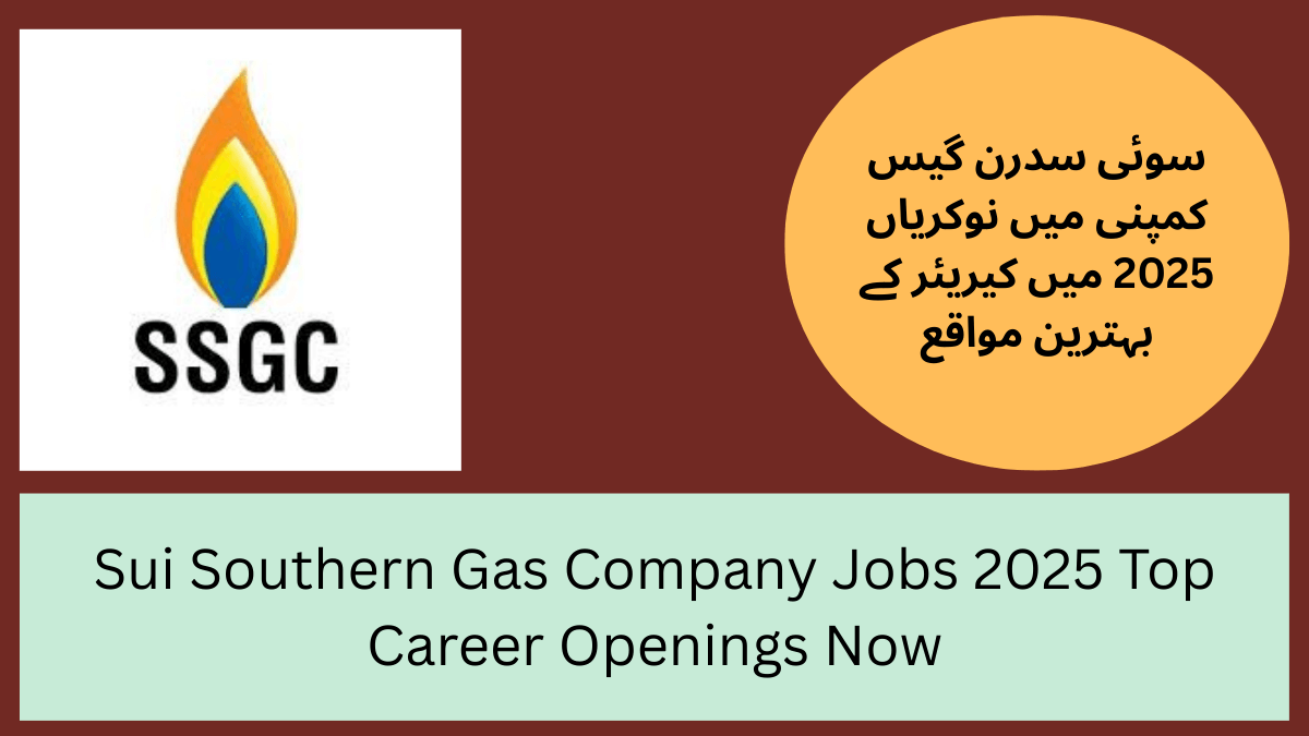Sui Southern Gas Company Jobs 2025 Top Career Openings Now