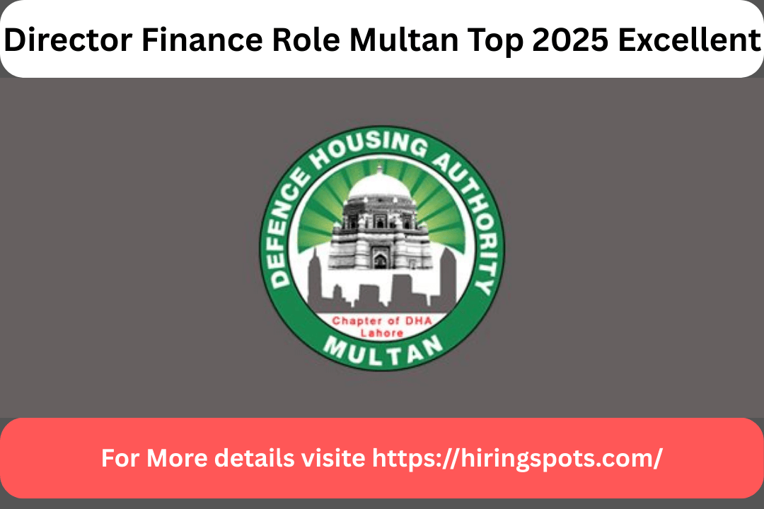 Director Finance Role Multan Top 2025 Excellent