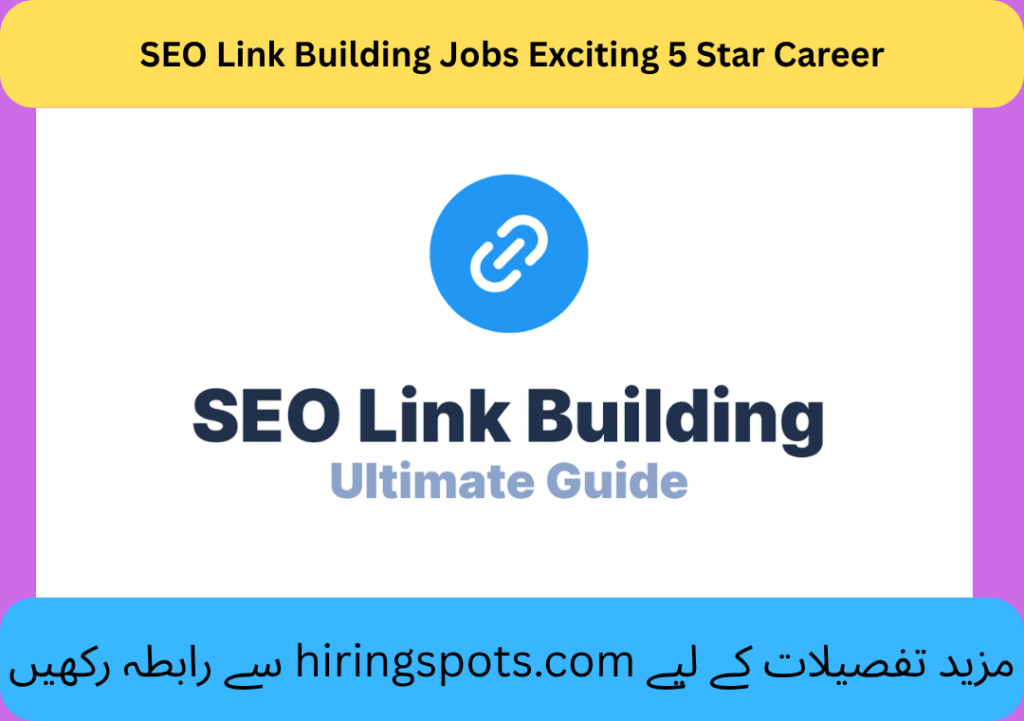 SEO Link Building Jobs Exciting 5 Star Career