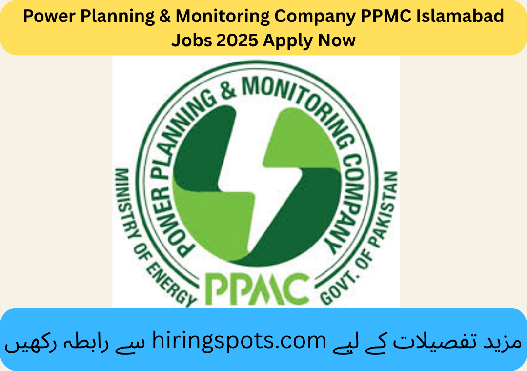 Power Planning & Monitoring Company PPMC Islamabad Jobs 2025 Apply Now
