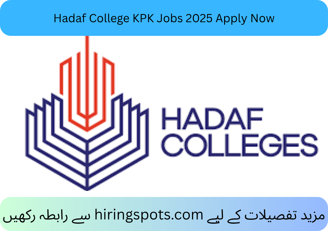 Hadaf College KPK Jobs 2025 Apply Now