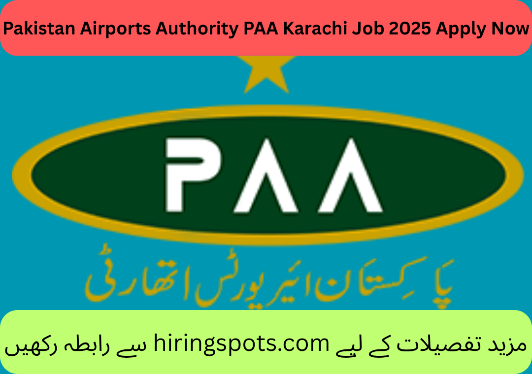 Pakistan Airports Authority PAA Karachi Job 2025 Apply Now