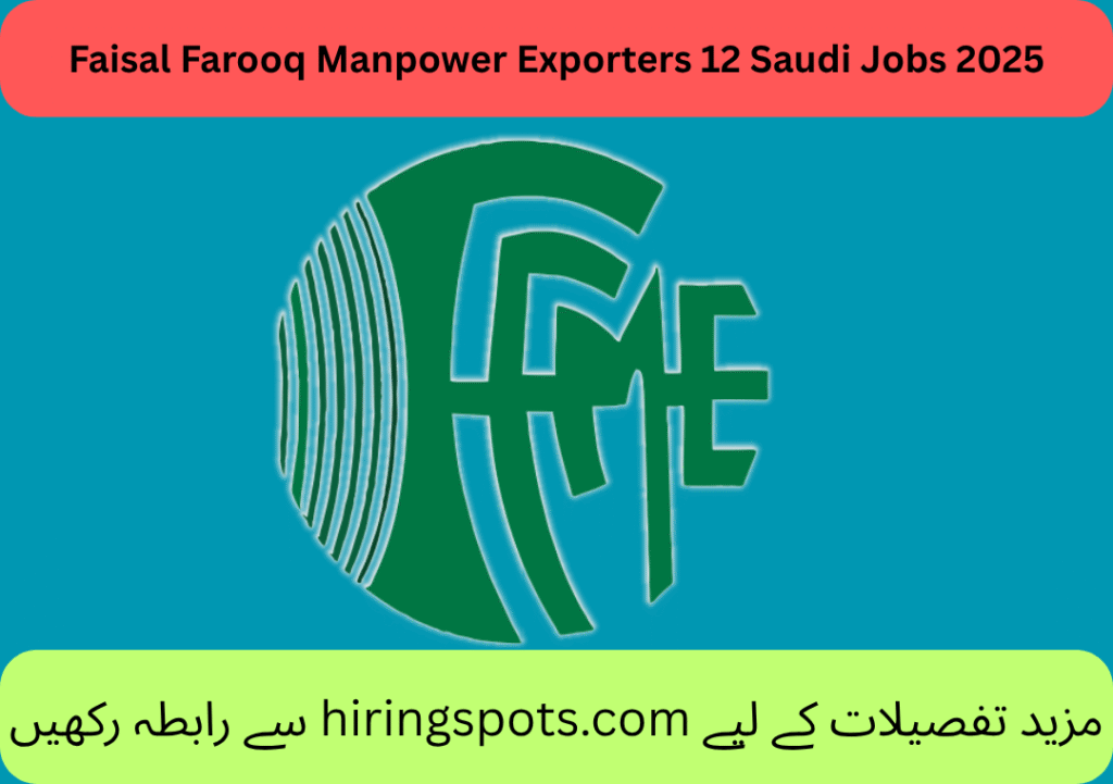 Faisal Farooq Manpower Exporters 12 Saudi Jobs 2025